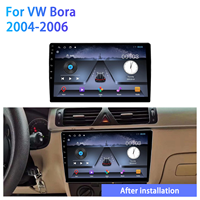 Système de navigation GPS Android Auto universel Meihua Ts7 9/10 pouces, écran tactile audio CarPlay pour VOLKSWAGEN BORA 2004-2006