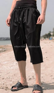 Halal Moderne Islamitische Heren Bescheiden Badbroek Met Elastische Taille En Zijzakken Met Ritssluiting Waterbestendige Sportkleding - Product Image 5