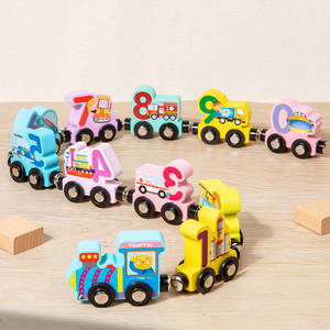 Cổ Điển Kỹ Thuật Số Train Nối Tập Thể Dục Tư Duy Đầu Giáo Dục Montessori Bằng Gỗ Cổ Điển Đồ Chơi Trẻ Em Cho Trẻ Em Trai Cô Gái - Product Image 3