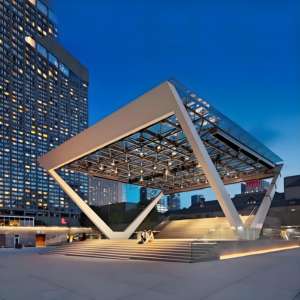 Grand miroir creux extérieur en acier inoxydable au design moderne Sculpture Carré Ornements de paysage de jardin - Product Image 6