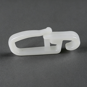 Anneaux de rideaux modernes en plastique <span class=keywords><strong>blanc</strong></span> avec crochets, clips de suspension silencieux et durables pour draperies de fenêtre, accessoires universels pour la maison - Product Image 6