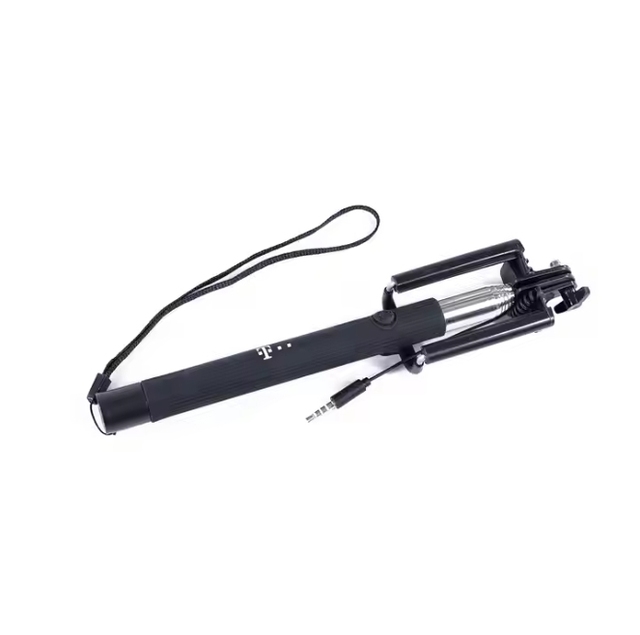 Custom Logo Camera Tripods Flexible Selfie Stick Tripod Wired Mobile Phone Selfie Stick