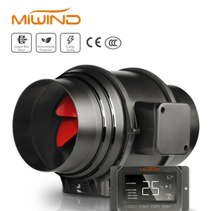 พัดลมแบบผสมผสานที่ได้รับการรับรอง CE และ CB สำหรับใช้งานเชิงพาณิชย์และร้านอาหาร พัดลมระบายอากาศในโรงเรือน มอเตอร์ไฟฟ้ากระแสสลับ 110V/220V รับประกัน 1 ปี - Product Image 2