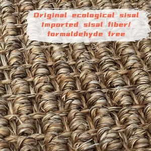 100% Natürlicher Sisal-Webteppich Rutschfester Umweltfreundlicher Jute-Teppich für Schlafzimmer Wohnzimmer Esszimmer Treppen Einkaufszentrum Katzen-Kratzmatte - Product Image 2