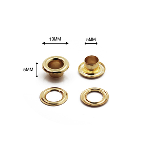 Hot Bán 2 #10Mm Vòng Brass Dây Giày Cho Túi Xách Quần Áo Giày Grommets Dây Giày - Product Image 2