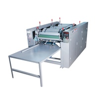 Machine d'impression semi-automatique de haute précision pour sacs tissés en PP, à rouleaux fermés gris, de qualité industrielle