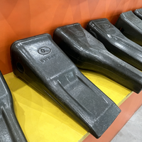 Suku Cadang Excavator Heavy Duty GET, Set Lengkap Gigi Bucket dan Dudukan Adaptor 9W8452 dengan Pin Pengunci dan Cincin Penahan Karet