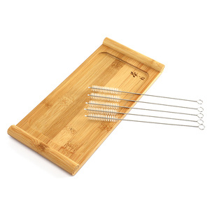 Cepillo de Limpieza para Biberones de Silicona Blanco, con Cerdas de Acero Inoxidable 304 - Product Image 4