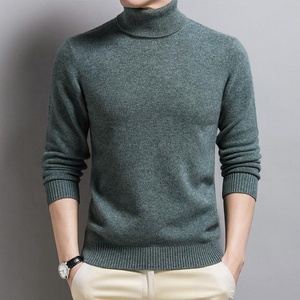 <strong>Men's</strong> 100%wool Basic Knitwear Long Sleeve <strong>Turtle</strong> <strong>Neck</strong> <strong>Jumpers</strong> for <strong>Men</strong> - Product Image 2