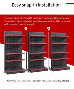 Étagères de présentation, rayonnages de supermarché, gondoles, étagères de boutique, articles d'épicerie, rayonnages de supermarché, étagères de présentation - Product Image 4