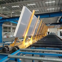 Panneau sandwich en polyuréthane PU pour toiture en aluminium ignifuge, écologique, résistant à l'eau, isolé, pour plafond et mur