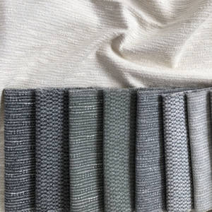 Échantillon de tissu occultant en mélange de polyester pour rideaux et cantonnières - Product Image 5