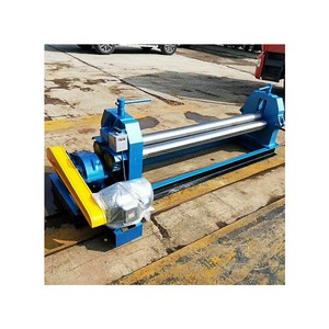 R-Wholesale Machine à cintrer les tôles électrique à trois rouleaux, pour tôles coniques, aluminium, Nouvelles options manuelles et automatiques - Product Image 1