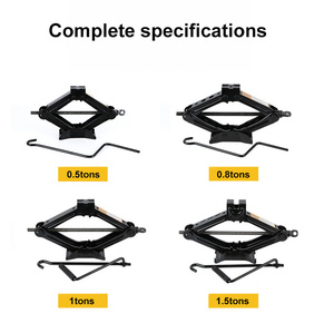 1톤 4000파운드 용량 수동식 시저 잭 리프트 핸드 잭 자동차 타이어 교체용 - Product Image 5