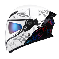 2025 TOOP Casque intégral Certification DOT Personnalisation Logo Graphique pour manger et boire Casque de moto pratique