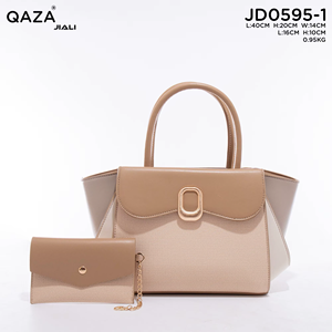 Sac à main pour femme en PU imperméable, de qualité magnifique, nouveau style, bandoulière, petit modèle 2-en-1, mode décontractée, luxe, avec détails métalliques - Product Image 3