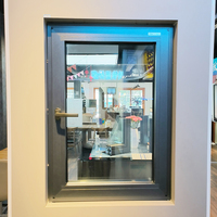 Fenêtres pour maison passive en aluminium à triple vitrage de style européen Energy Star à haut rendement énergétique à coupure thermique