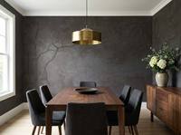 Papier peint texturé vintage en velours avec motif de forêt, de montagne et de rivière pour la rénovation et la décoration des murs de la chambre