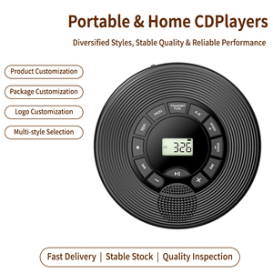 Reproductor de CD Portátil Personalizado de Fábrica, Reproducción USB a Velocidad Variable, Altavoces Estéreo Dobles, MP3 WMA Recargable, para el Hogar, Viajes y Estudio - Product Image 4