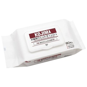 Toallitas húmedas KOJIMA, 80 unidades por paquete, aptas para conejos, chinchillas, hámsteres, gatos y perros; elimina las manchas de lágrimas y tiene - Product Image 4