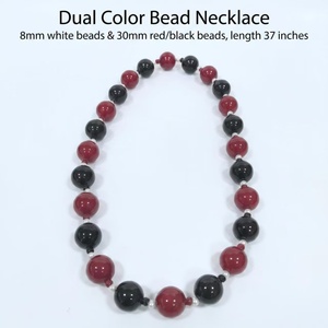 Collar de cuentas de ABS de 30 mm al por mayor para <span class=keywords><strong>carnaval</strong></span>, desfile, lanzamiento, fiesta, decoración multicolor - Product Image 2
