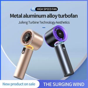 Ventilateur portable rechargeable intelligent avec alimentation USB et batterie pour une utilisation en extérieur, mini ventilateur électrique, approvisionnement direct d'usine - Product Image 2