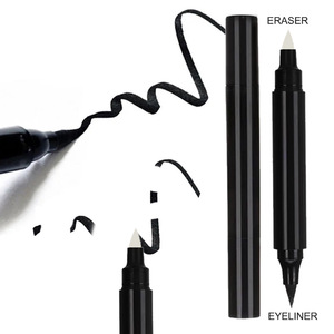 Crayon Eyeliner Minéral Cosmétique Haute Qualité Marque Privée Eyeliner Liquide Imperméable Stylo Eyeliner Double Embout avec Gomme - Product Image 3