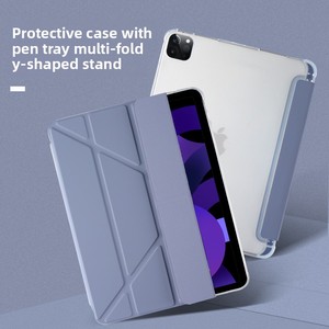 Funda Protectora para <span class=keywords><strong>iPad</strong></span> Pro 11 - 10.2 Pulgadas con Ranura para Lápiz, Carcasa Protectora de TPU, para Modelos Air 4/<span class=keywords><strong>5</strong></span>, Diseño Plegable en Y - Product Image 2