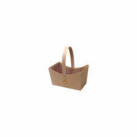 Boîte à fleurs à petit seau à la mode de couleur macaron, boîte à fleurs éternelle avec boîte-cadeau à la main