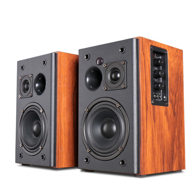 Active Blue& Tooth Computer Desktop Speaker Card Hifi Bookshelf Speaker Active Subwoofer Speaker