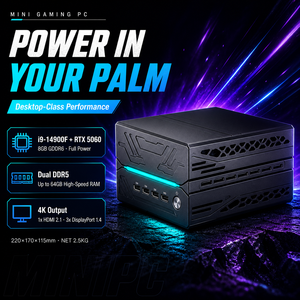 มินิพีซี <span class=keywords><strong>Ryzen</strong></span> 9 R9-7900X RTX4060 8G แรมคู่ DDR5 64GB M.2 NVMe SSD Windows 11 Linux Ubuntu คอมพิวเตอร์ตั้งโต๊ะสำหรับเล่นเกม ขายส่ง - Product Image 1