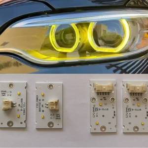 Yellow DRL Boards <strong>LED</strong> <strong>Daytime</strong> <strong>Running</strong> <strong>Lights</strong> <strong>for</strong> BMW 5 Series G30 G38 F20 F22 F30 G01 G02 Headlight Angle Eyes 63117214934 - Product Image 2