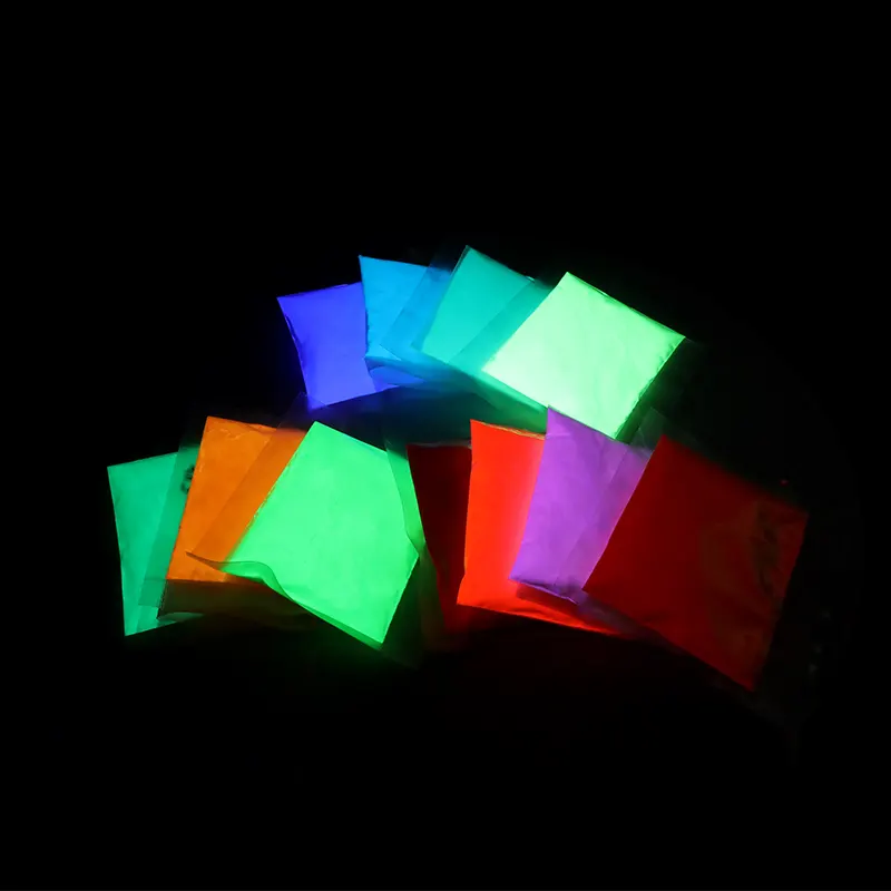 ตัวอย่างฟรีในเม็ดสีเรืองแสงสีเข้มเรืองแสงสีเรืองแสง
