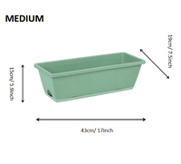 Vente en gros de jardinière en plastique design moderne pour intérieur et extérieur PP écologique pour la plantation de fruits et légumes à fleurs
