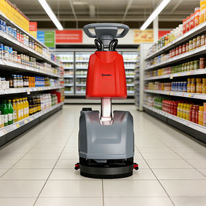 Machine de <span class=keywords><strong>nettoyage</strong></span> de sols industriels pour carreaux de céramique, autolaveuse électrique commerciale à conducteur marchant à pied - Product Image 4