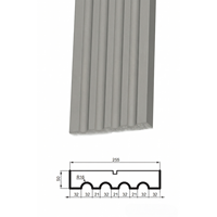 Pilier d'angle en EPS, bloc carré pour mur extérieur, design ignifuge et étanche, vente en gros, OEM pour façade de bâtiment
