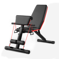 Banc de musculation pliable multifonction réglable avec protection lombaire, équipement d'exercice pour usage domestique, modèle MZ-1