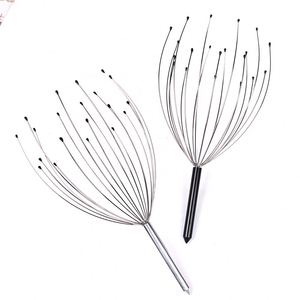 20Claws Spider <b>Massage</b> Octopus Relax Hair Scratcher Manual <b>Tool</b> Metal Head Scalp Massager - Product Image 2