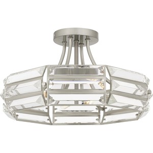 Lámpara de Techo Semi-Pendiente Moderna Retro de Doble Capa en Negro y Latón |   Iluminación Elegante para Comedor de Hotel y Áreas Abiertas - Product Image 3