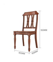 Ensemble de table à manger moderne en bois massif, table pliante extensible pour salle à manger avec 4, 6 ou 8 chaises