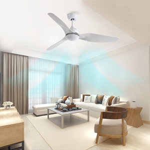 Hiện Đại Màu Đen 46 Inch ABS Blade DC Động Cơ Đồng Quạt Trần Mà Không Có Ánh Sáng Đèn Chùm <span class=keywords><strong>Fan</strong></span> Hâm Mộ Trần Ánh Sáng - Product Image 6