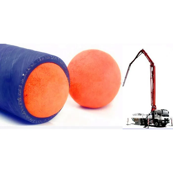 cleaning ball rubber ball sponge ball for cleaning concrete pump pipe delivery pipe-soft to hard