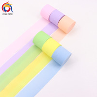 Guirlandes en papier crépon violet-or, 8 rouleaux, pour la fête des mères, les remises de diplômes, les anniversaires, les mariages, les fêtes de mariage, les décorations de fête