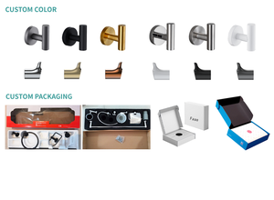 Set di Accessori per Bagno in Ceramica di Alta Qualità, Design Europeo di Lusso, con Dispenser di <span class=keywords><strong>Sapone</strong></span> Incluso, per Hotel e Cucina - Product Image 4