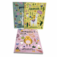 Livres en papier ciré Livres de travail pour enfants Couverture souple personnalisée