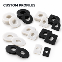 Joints en nylon ultra-minces, rondelles isolantes plates, cales en polyamide PA66 pour l'électronique, la machinerie et les quincailleries M2 M20