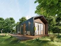 Australische USA Standard kleine ADU Oma Flat House Zeitgenössische Design-Stil schnelle Stahlrahmen Sandwich platte für Büro China