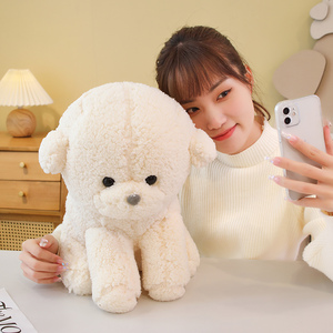 Dương Châu Mới Mặt Trời Mọc Bán Buôn Đáng Yêu Mềm Mại Bong Bóng Nhung Sang Trọng Gấu Và Chó Nhồi Bông Poodle Con Chó Búp Bê Động Vật - Product Image 5