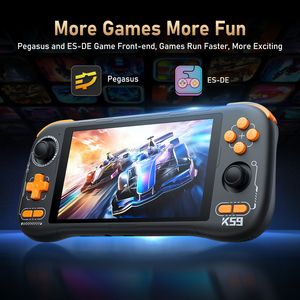 Consola de Juegos Portátil K59 Favorita de YouTube, Pantalla Táctil IPS de <span class=keywords><strong>5</strong></span>.<span class=keywords><strong>5</strong></span> Pulgadas, 1080p, Android 14, Batería de 5000 mAh, <span class=keywords><strong>5</strong></span> Horas de Juego, Más de 50 Juegos - Product Image 3
