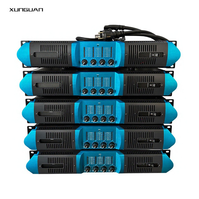 P4800A Best Selling 4 Channel 2U Live Power Amplifier Professional 4CH*850W 8ohms with Good Quality